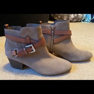 Coach leather booties